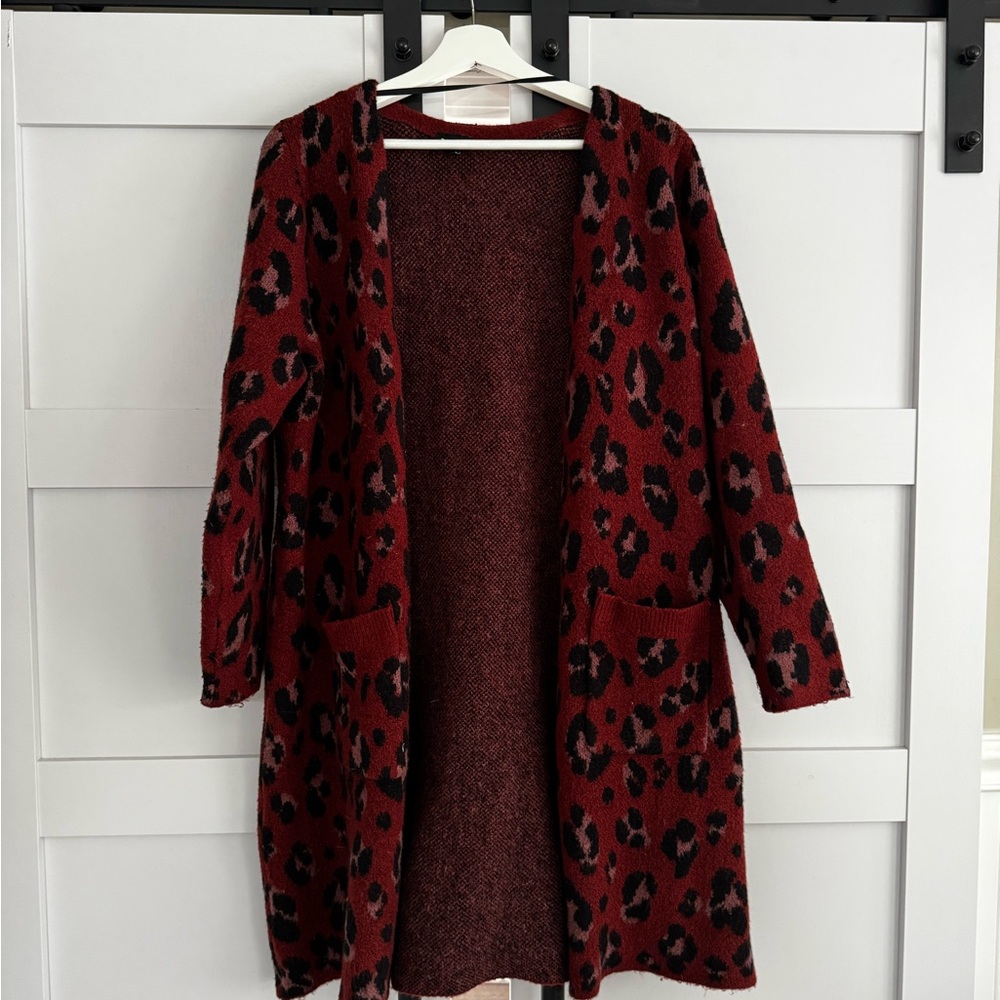 Torrid Leopard Duster Cardigan